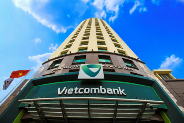 Toà nhà trụ sở chính của Vietcombank.