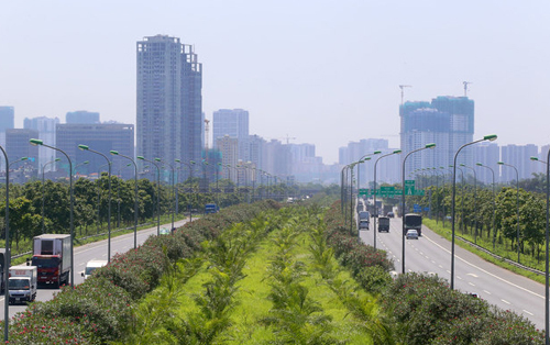 Các dự án bất động sản dày đặc ở phía Tây thủ đô Hà Nội. Ảnh: Giang Huy