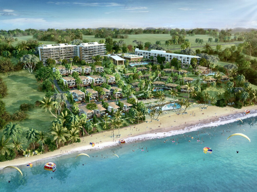 Edna Resort Mũi Né đang trong quá trình xây dựng, dự kiến sẽ bàn giao vào quý 2/2020.
