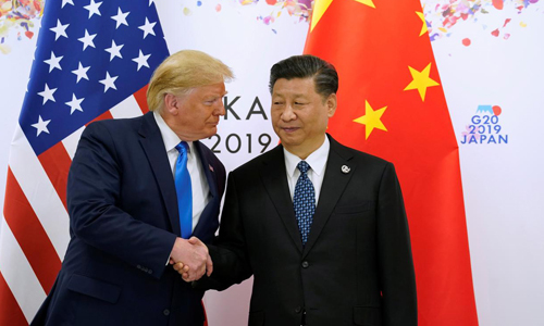 Ông Trump và Tập gặp nhau tại Nhật Bản cuối tuần trước. Ảnh: Reuters