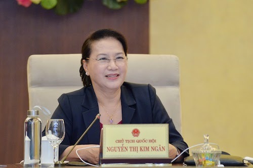 Chủ tịch Quốc hội Nguyễn Thị Kim Ngân. Ảnh: Trung tâm báo chí Quốc hội