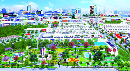 Chủ đầu tư Hà Nam khởi công công viên trung tâm dự án Hana Garden Mall 