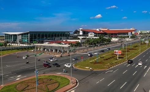 Vinpearl Air chọn sân bay Nội Bài làm sân bay căn cứ. Ảnh: Anh Duy. 