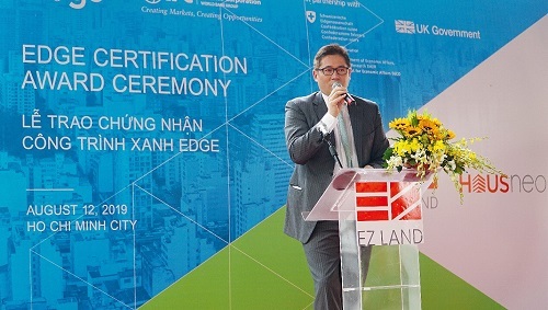 Ông Olivier Đỗ Ngọc Dũng - CEO EZ Land phát biểu tại sự kiện