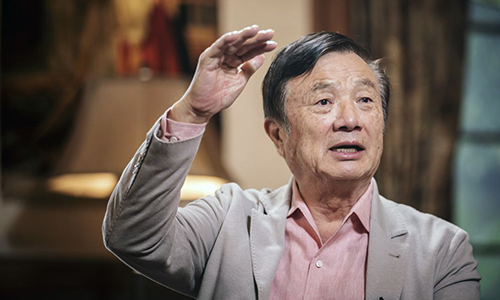 Nhà sáng lập Huawei Nhậm Chính Phi. Ảnh: Bloomberg