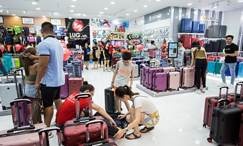 LUG tung ưu đãi vali 399.000 đồng