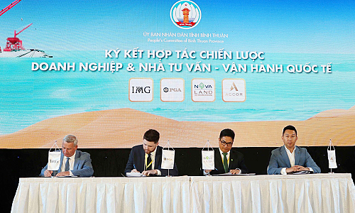 Novaland cùng đối tác quốc tế phát triển du lịch Bình Thuận