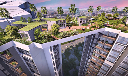 Thiết kế cầu trên cao tại dự án Metro Star