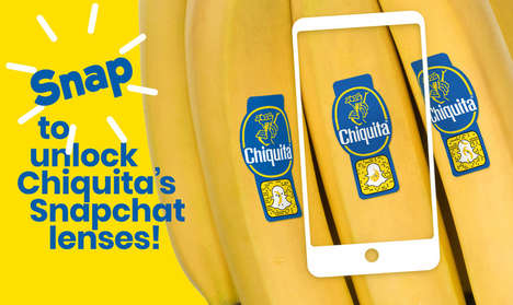 AR Produce Stickers : world banana day
