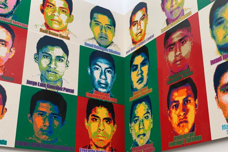 Ai Weiwei creates Lego portraits of missing Mexican students