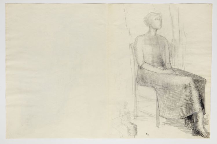 Anthony Caro's drawings corrected by Henry Moore to go on show for first time
