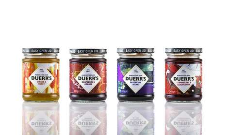 Artistically Packaged Preserves : Duerr’s jams and marmalades
