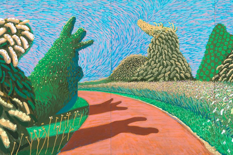 Hockney-Van Gogh exhibition is ‘a tame, though colourful, bit of fluff’