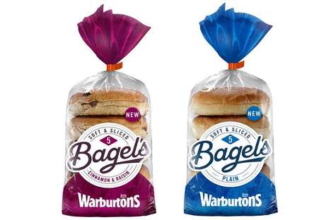 Prepackaged Bakery-Quality Bagels : Warburtons Bagels