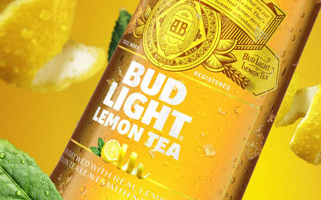 Refreshing Citrus Tea Beers : Bud Light Lemon Tea
