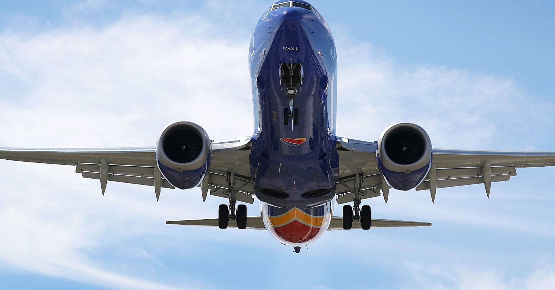A Southwest Boeing 737 Max 8 enroute from Tampa prepares to land at Fort Lauderdale-Hollywood International Airport on March 11, 2019.