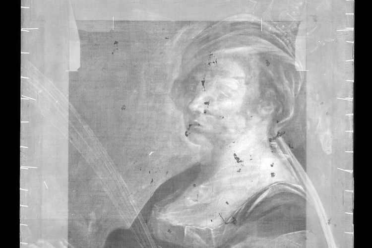 X-ray of Uffizi's Artemisia Gentileschi reveals a tantalising underpainting