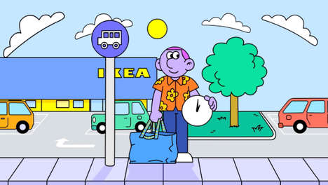 Adorably Quirky Animation Campaigns : IKEA employees