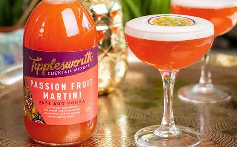 Exotic Prepackaged Cocktail Mixers : Passion Fruit Martini