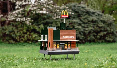 Fast Food-Inspired Beehives : the world's smallest McDonald's