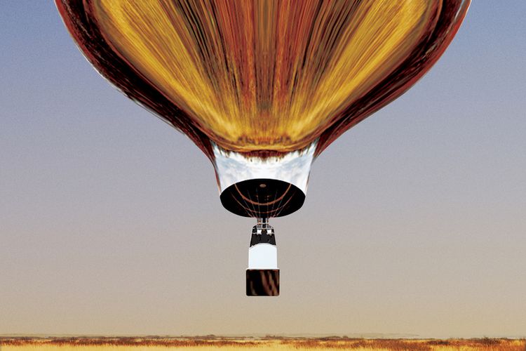 Fluxus in the air: Doug Aitken's hot air balloon sails above Massachusetts