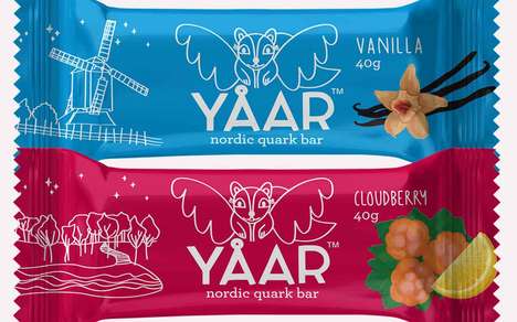 Handheld Chilled Dairy Snacks : nordic quark bars