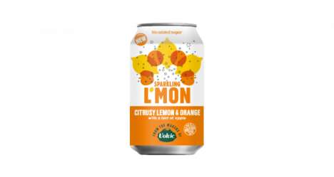 Juice-Spiked Sparkling Waters : Volvic L’mon