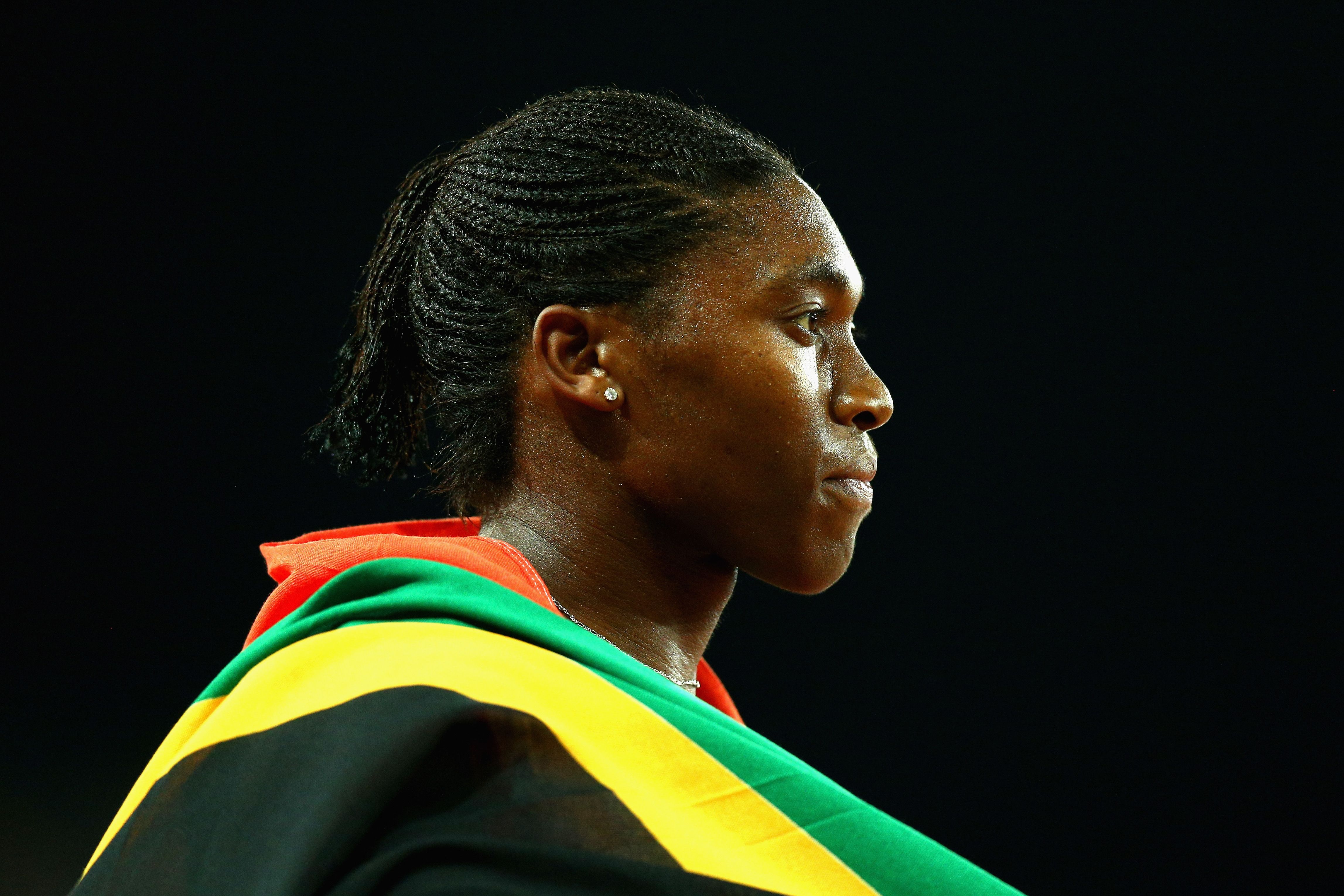 Caster Semenya of South Africa wins gold in the Women's 800 metres final during athletics on day nine of the Gold Coast 2018 Commonwealth Games at Carrara Stadium on April 13, 2018 on the Gold Coast, Australia.