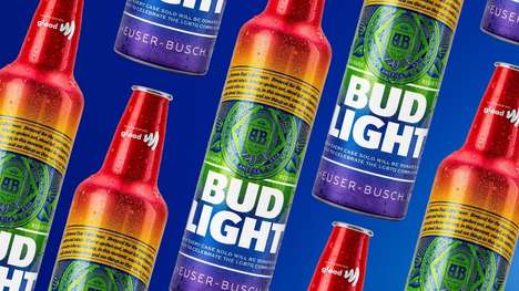 Pride-Celebrating Beer Bottles : Bud Light and GLAAD