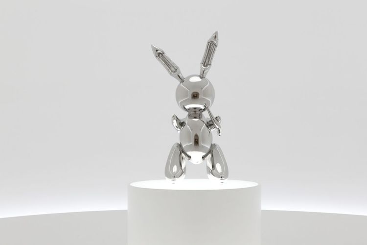 Rabbit hops to a record $91m at Christie's as Jeff Koons once again becomes the world's most expensive living artist