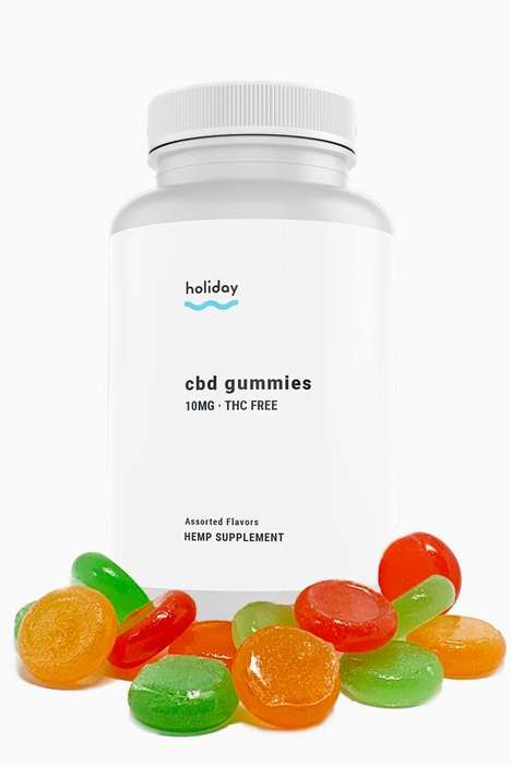 Stress-Alleviating CBD Candies : Holiday CBD Gummies