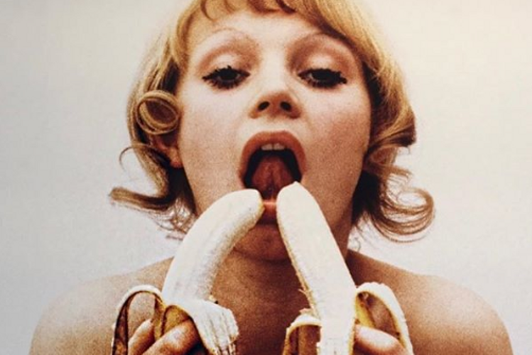 Video of Polish artist Natalia LL eating a banana temporarily goes back on show after protests over museum’s ‘censorship’