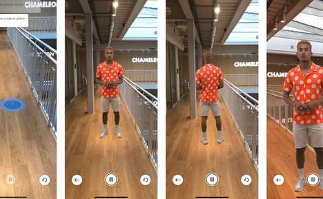 Augmented Reality Catwalks : augmented reality model
