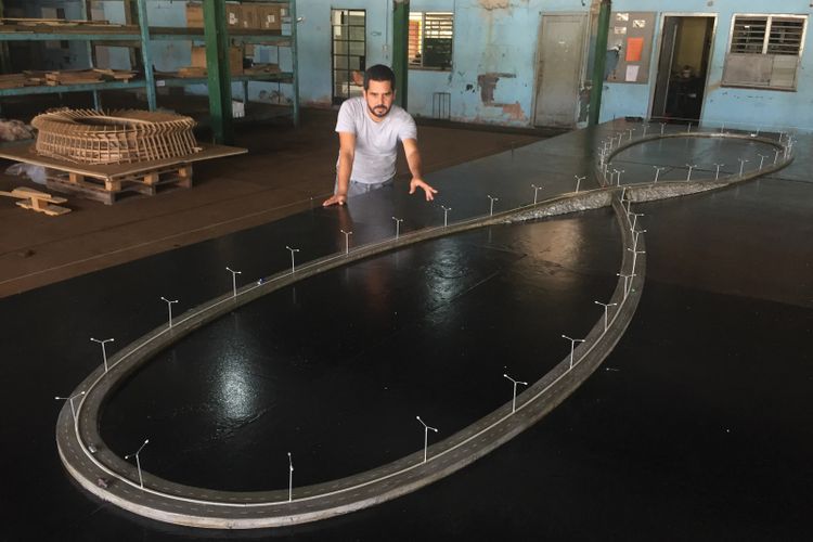 Cuban artist builds a long and winding journey to nowhere