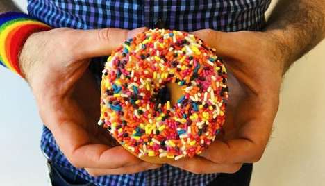 LGBTQ-celebrating Donuts : Sprinkled with Pride Donut