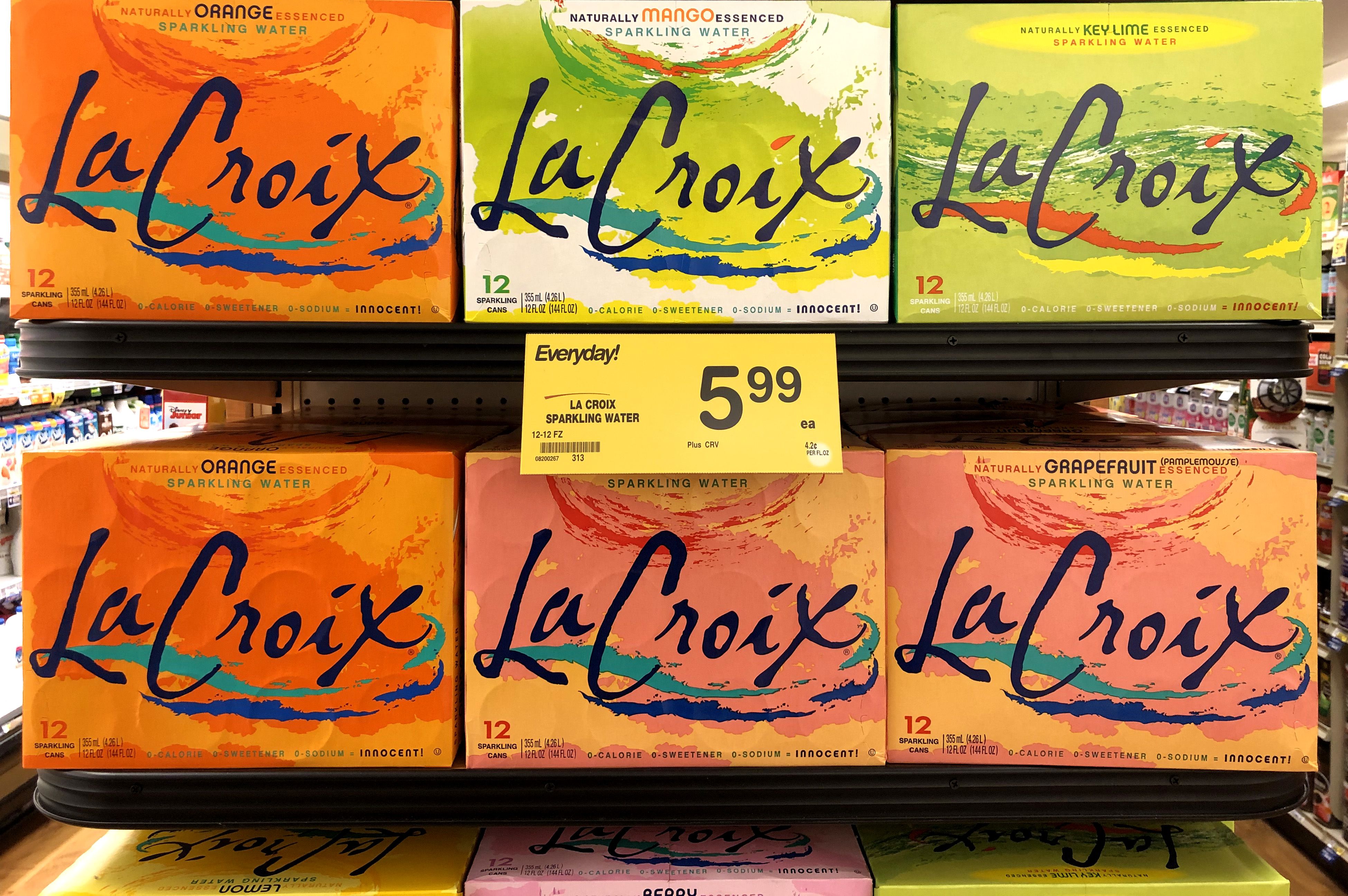 LaCroix parent company National Beverage falls to multiyear low following lawsuit