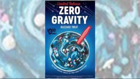 Space Mission-Celebrating Desserts : Zero Gravity Blizzard