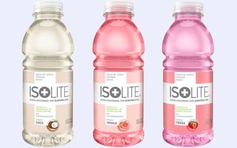 Summery Electrolyte-Restoring Drinks : Isolite drinks