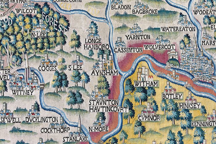 A rich tapestry of English life unfurls in Oxford with restoration of 400-year-old woven maps