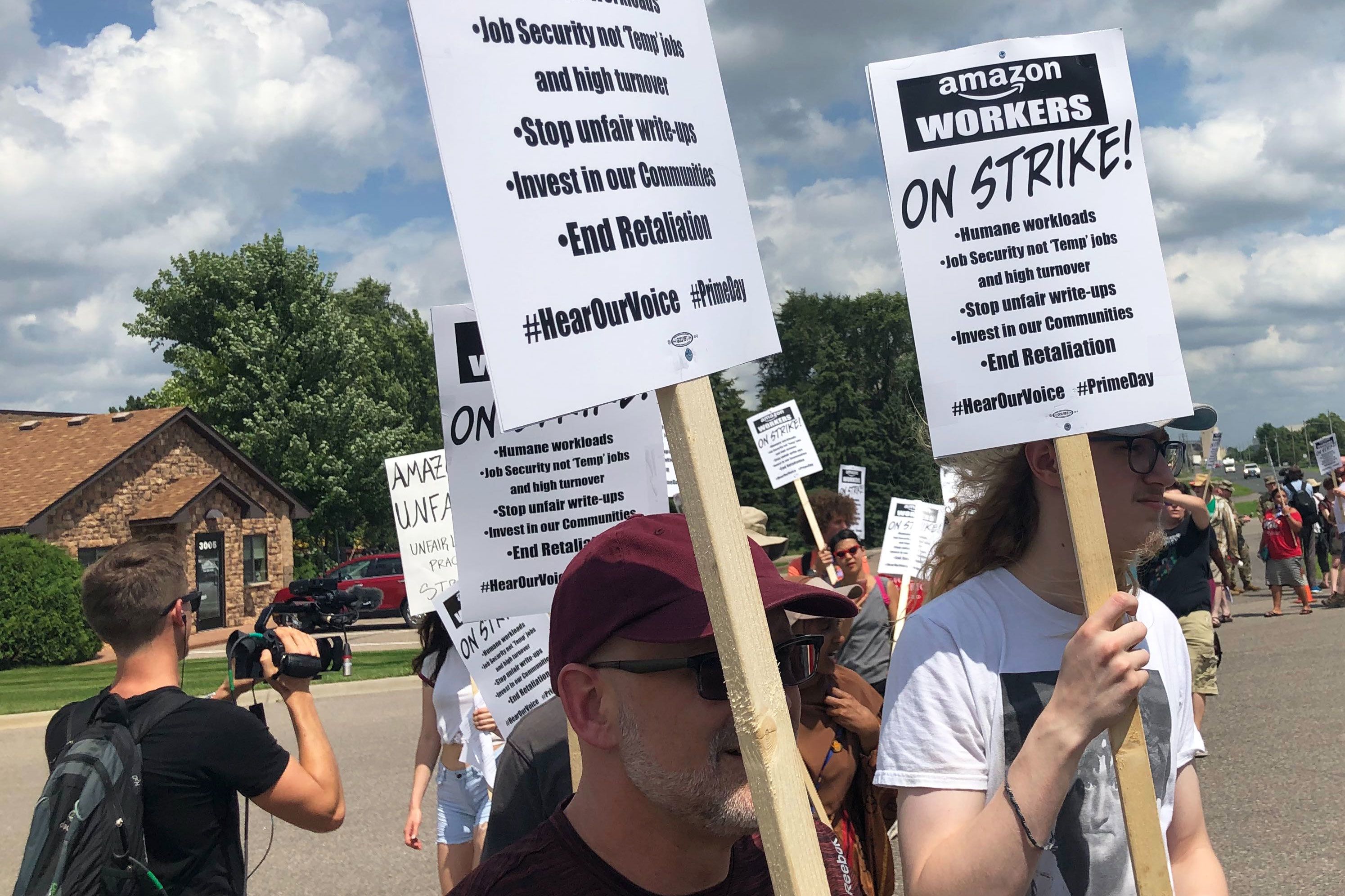 Amazon workers' Prime Day strike begins in Minnesota