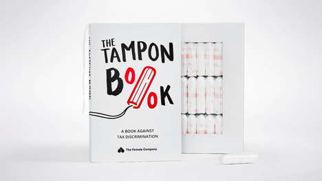 Book-Shaped Tampon Boxes : tampon book