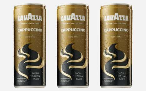 Canned Italian Cold Cappuccinos : Lavazza Iced Cappuccino