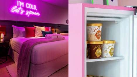 Ice Cream Brand Hotels : Ice Cream-Themed Hotel Room