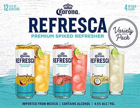 Mexico-Imported Premium Spiked Seltzer : Corona Refresca