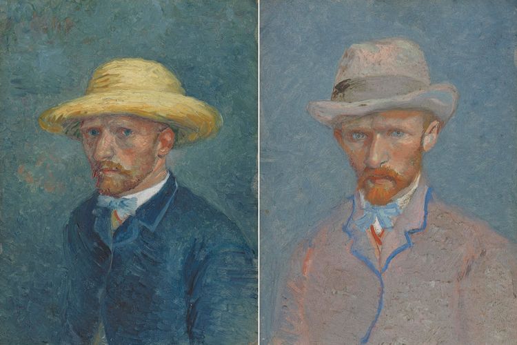 Millinery mix up: scholar says Van Gogh Museum has mistaken hatted portraits of Theo and Vincent