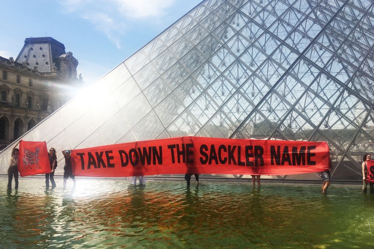 Musée du Louvre removes all mention of Sackler name from its galleries following protests