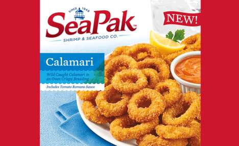 Sustainably Sourced Calamari Snacks : SeaPak Calamari