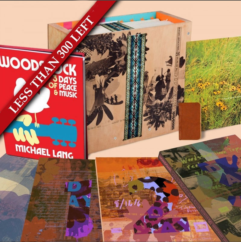 This record company wants $800 for their Woodstock 50th anniversary box set