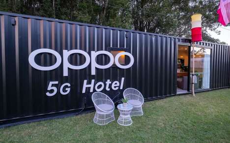 5G-Enabled Shipping Container Hotels : Oppo 5G Hotel