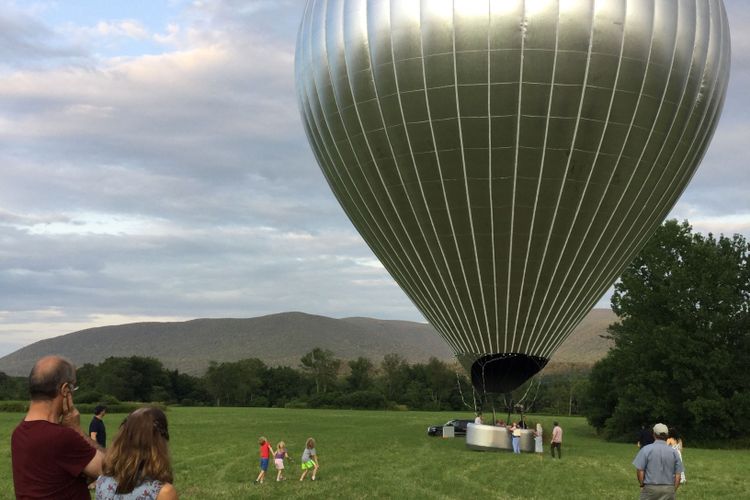 A reflective journey: Doug Aitken’s hot-air balloon touches down in the Berkshires